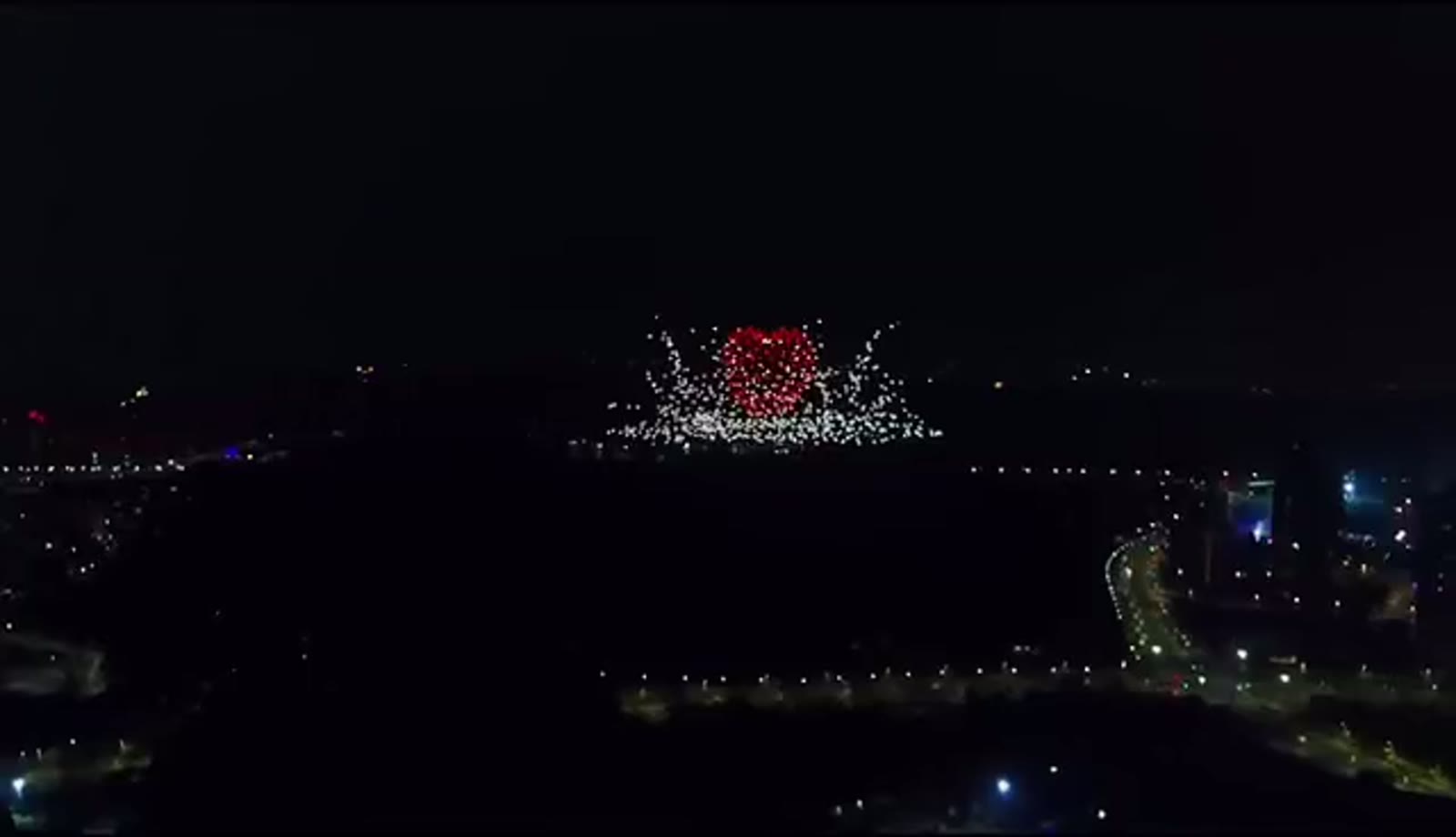 城市广场无人机案例